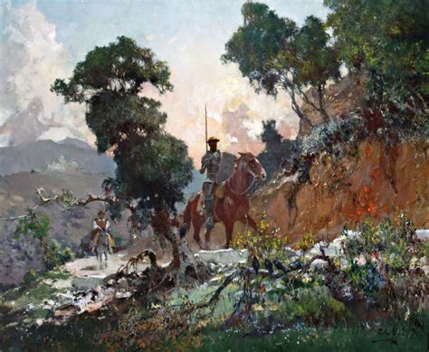 Don Quixote - John Gleich - Vintage Orientalist Painting - Life Size ...