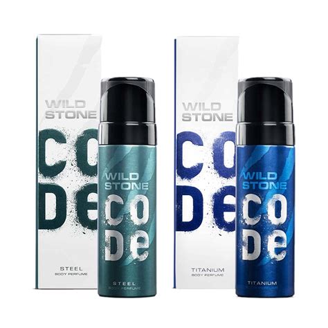 Buy WILD STONE CODE Steel And Titanium Long Lasting No Gas Body Perfume ...