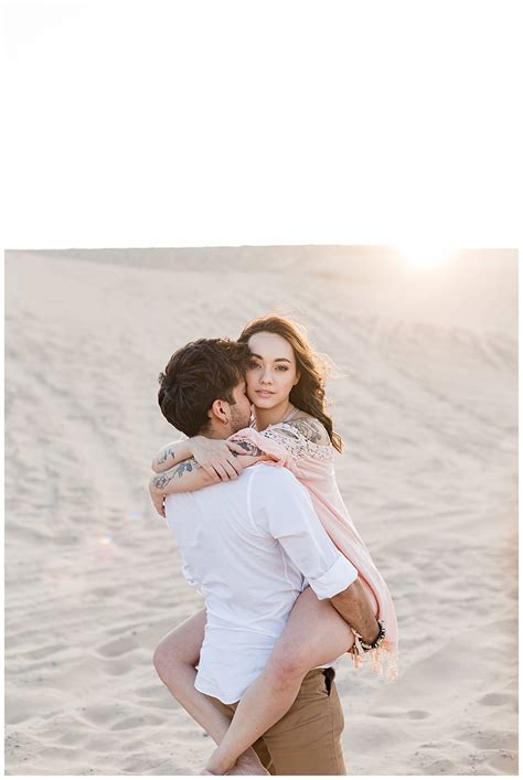 Nellis Sand Dunes Engagement Photos