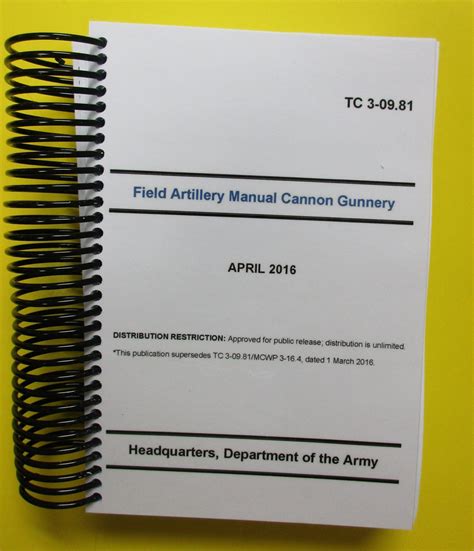 TC 3-09.8 Field Artillery Gunnery – older 2013 with C1 – My Army Publications