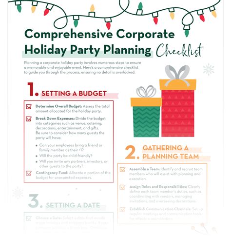 2025 Corporate Christmas Party Planning Checklist (+ Free Template ...