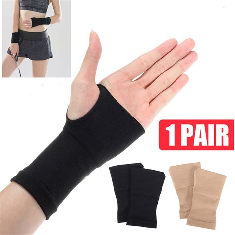 2Pcs Carpal Tunnel Thumb Hand Wrist Brace Support Arthritis Compression ...