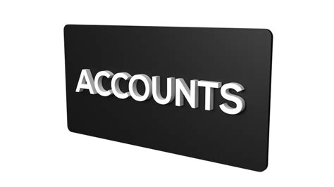 Accounts sign | Accounts signage | Accounts signbaord