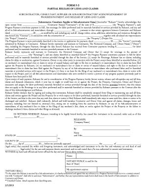 18 Printable Lien Release Form Templates - Fillable Samples in PDF ...