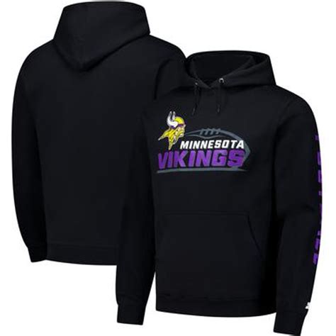 Starter Men's Black Minnesota Vikings Hoodie • Price