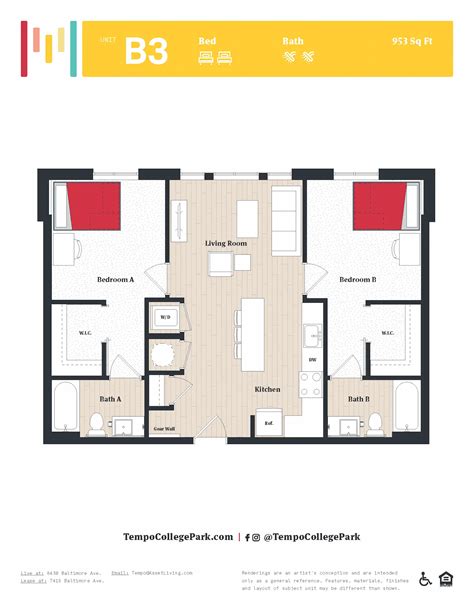 Explore the Perfect Floor Plan by UMD | Tempo College Park
