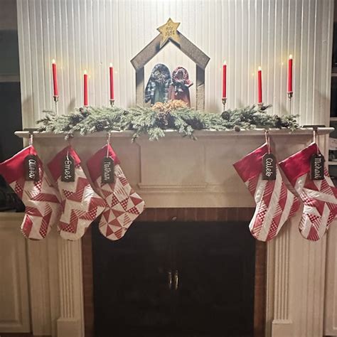 Image result for DIY Patchwork Christmas Stocking Pattern Free