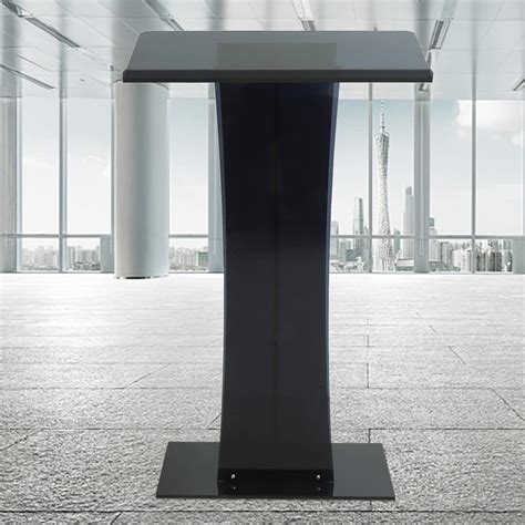 Buy VPABES Clear Acrylic Podium, LED Transparent Podium Lectern Church ...