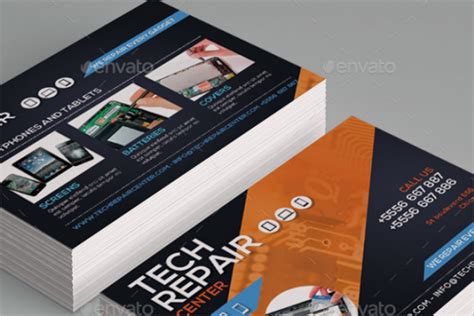 A Computer Repair Business Card Empty Sample 的图像结果