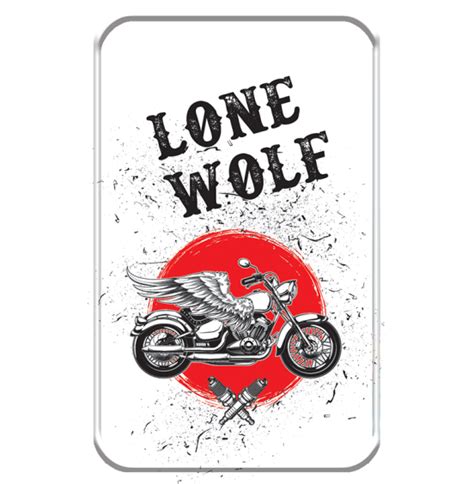 Travel Solo in Style with our Lone Wolf Luggage Tag