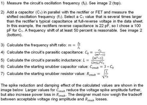 Calculating An R-C Snubber - EE Times