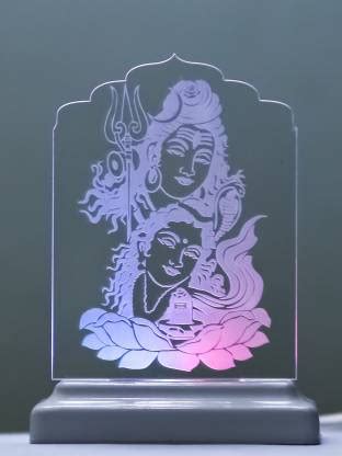 YONKER Acrylic Lord Shiva And Goddess Parvati / Shiv Parvati Changing ...