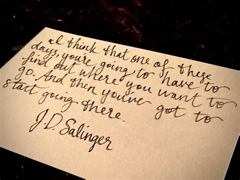 Jd Salinger Quotes On Writing
