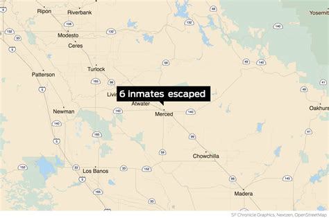Six inmates at Merced County jail escape using rope made from prison sheets