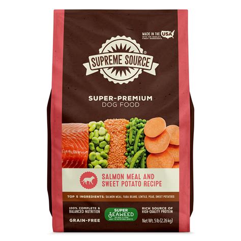 Supreme Source Grain-Free Salmon Meal & Sweet Potato Recipe Dry Dog ...
