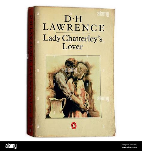 D H Lawrence - Lady Chatterley's Lover. Book cover, white background ...