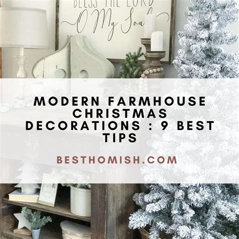 Modern Farmhouse Christmas Decorations : 9 Best Tips