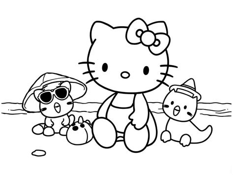 Hello Kitty Friends Coloring Pages Free [2025]