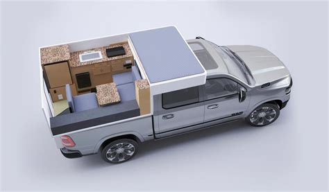 Four Wheel Campers - Hawk slide-in pop-up truck camper