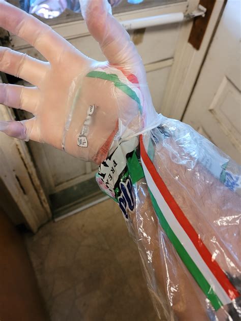 Bread bag + Vinyl Glove = Gauntlet of Ivy Protection -10 Charisma +10 ...