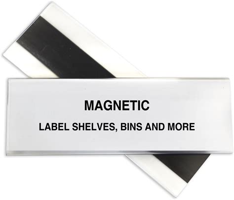 Amazon.com : 25pcs Magnetic Label Holders 3x5 Inches | C Channel ...