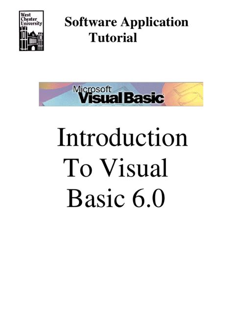 Image result for Visual Basic Tutorials PDF 6.0