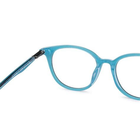 Buy Kids Glasses: Black Blue Full Rim Round Kids 8-12 yrs Lenskart ...