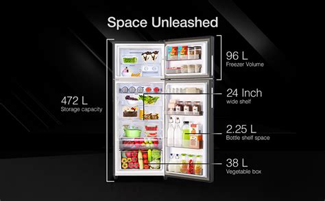 Godrej 472 L 2 Star With AI Tech, 95%+ Food Surface Disinfection with ...