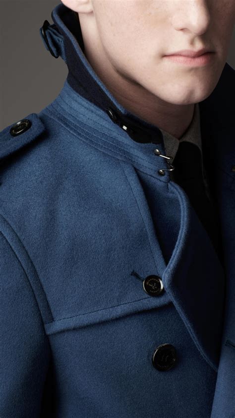 Mens Wool Trench Coat