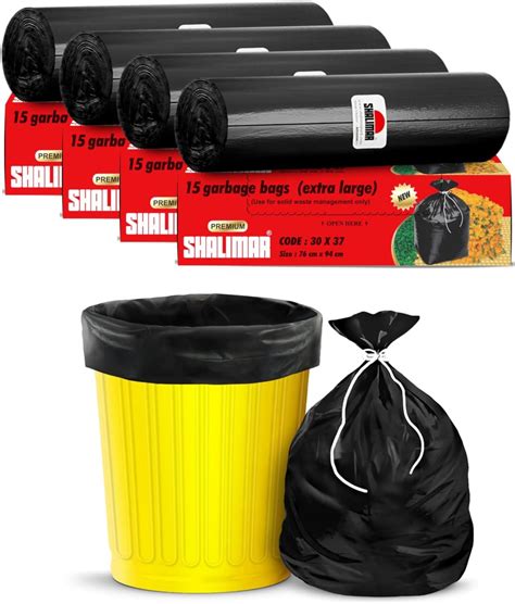 Shalimar Premium Garbage Bags (Lavender Fragrance) Size 19 X 21 Inches ...