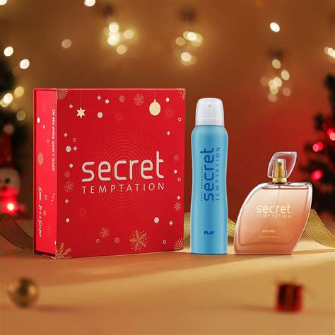 Christmas Gift Hamper with Adore Perfume & Play Deodorant for Women ...