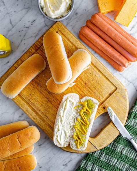 Oven Baked Hot Dogs - CheekyKitchen