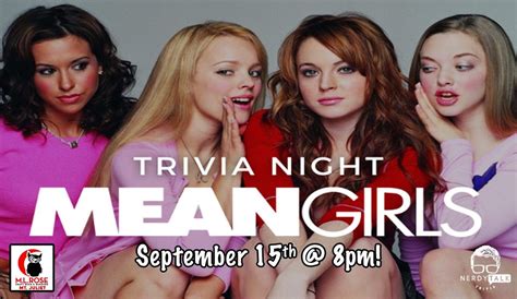 Mean Girls Trivia Night in Mt. Juliet!, M.L.Rose Craft Beer & Burgers ...