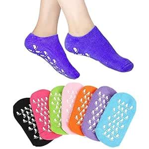 Carzillion Silicone Gel Heel Pad Socks For Heel Swelling Pain Relief ...