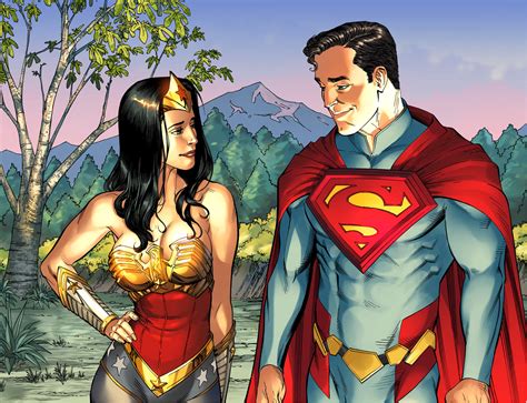 Superman Flirts With Wonder Woman – Comicnewbies