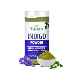 Buy Vajraang Indigo Powder - 100g | Indigo Powder Organic for Hair ...