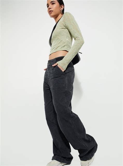 Buy URB_N Women Washed Wide Leg Jeans Online at just Rs. 1199.0 ...