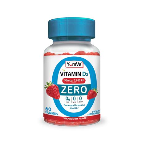 Vitamin D3 Gummies – 50 mcg – Sugar Free – Geri-Care Pharmaceuticals