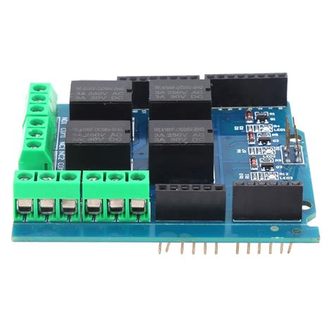 Adium Relay Module, Relay 3V / 5V Driver Module 4 Channel Industrial ...