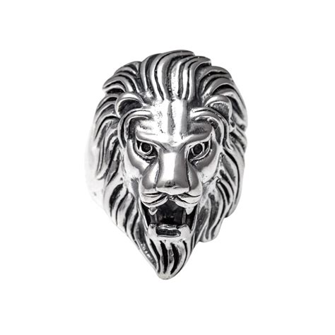 Buy HEDAAZ 925 Sterling Silver Lion King Ring for Men | Size 20 ...