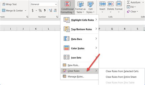 Image result for Clear Conditional Formatting Excel