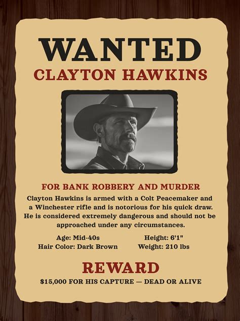 Wanted Poster Templates | Visme