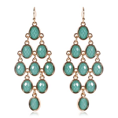 Bold N Elegant Trendy Metal Gold Plated and Crystal Earrings for Women ...