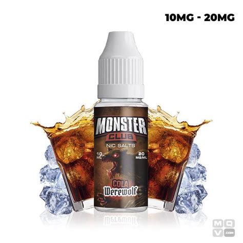 COLA WEREWOLF NICOTINE SALTS MONSTER CLUB 10ML VAPE