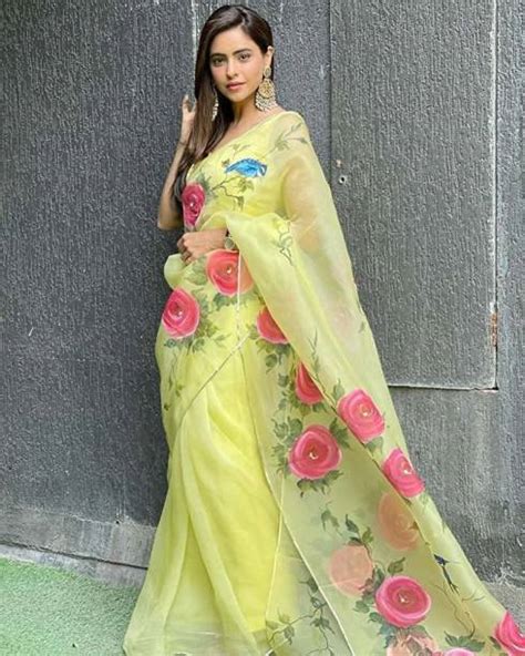 Organza Sarees (ऑर्गेंजा साड़ी) - Buy Organza Sarees online at Best ...