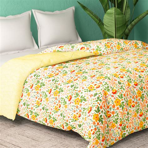 Buy PORTICO Marvella Printed Cotton Double Comforter - 220x240cm from ...