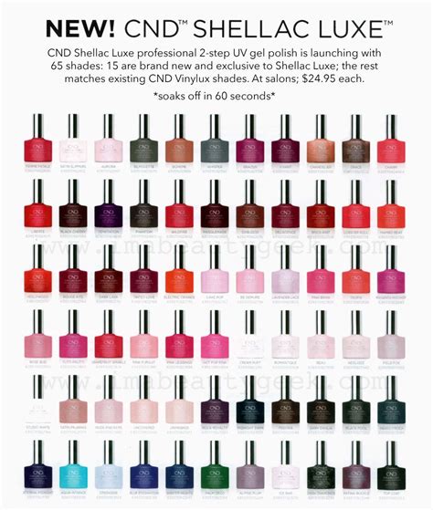 Image result for CND Color Chart