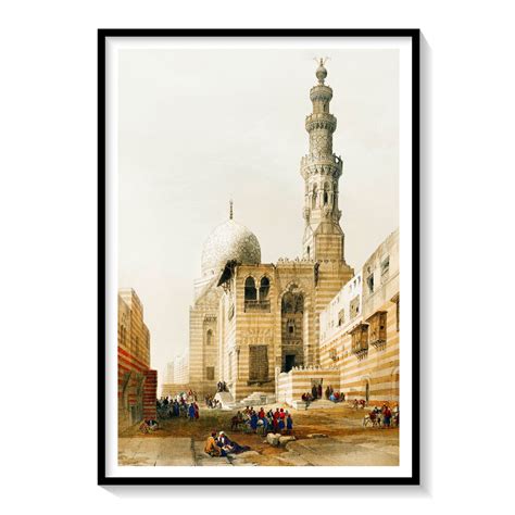 Tombs of the Khalifs Caliphs Cairo: Buy Egyptian Paintings & Art Prints ...