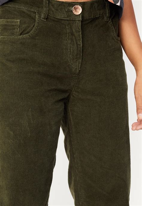 Buy Girls Corduroy Straight Fit Trousers Online at just Rs. 899.0 ...