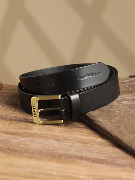 Men's Black Solid Belt – Levis India Store
